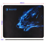 Blue Wolf Gaming Mouse Pad