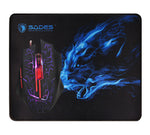 Blue Wolf Gaming Mouse Pad